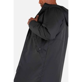 Resim Nike Football Synthetic Fit Loose Fit Jacket Erkek Bol Kesim Kapüşonlu Mont Parka Siyah 