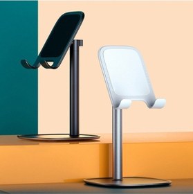 Resim Ally Zm-12 Metal Cep Telefonu Ve Tablet Masaüstü Tutucu Stand Siy 