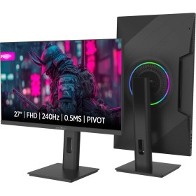 Resim James Donkey Arven A70 27'' 240Hz 0.5ms Fhd Va Panel Gaming Rgb Pivot Monitör (Sıfır Ölü Piksel Garantili) 