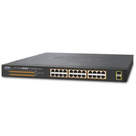 Resim Planet Pl Gsw 2620Hp 24 Port Gigabit Poe 2 Port 1000Base X Mini 