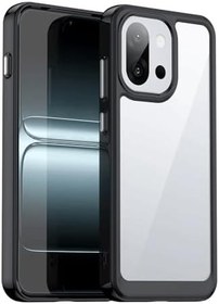 Resim Microcase OnePlus 13T Shield Serisi Darbeye Dayanıklı Yarı Esnek Plastik Tpu Kılıf - AL8100 (Siyah) 