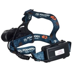 Resim Büro Ev Ofis İş Güvenliği İçin 10w Şarjlı Lamba Metal Sızdırmaz Işık Kafa Feneri Gri 