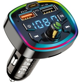 Resim Kakusiga Fm Transmitter Araç İçin Bluetooth Bağlantı Özellikleri ile Yüksek Çıkış Gücü 