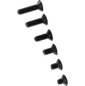 Resim Tenfowee M3 Siyah Çelik Çokgen Somun, Somun Ve Washers Seti Alçak Kafa - Ev, Ofis Ve Endüstriyel Tamir İçin 300 Adet 