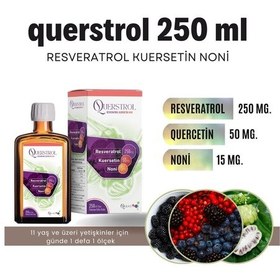 Resim Querstrol 250 ML Resveratrol Kuersetin Noni İçerikli Sıvı 250ml 