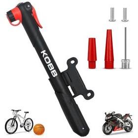 Resim Kobb Kb21 87 Psı Bisiklet Lastik Şişirme Taşınabilir Mini El Pompası + Bisiklet Montaj Aparatı 