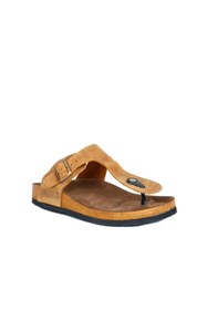 Resim Bueno Shoes Sarı Greyzi Deri Erkek Parmak Arası Terlik 05mt101 
