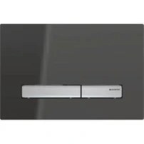 Resim Geberit SIGMA50 115.788.SD.2 Kumanda Paneli, Çift Basmalı, Füme Cam 