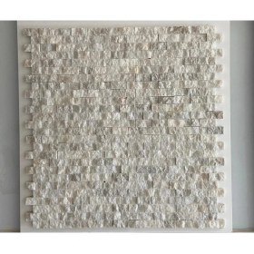 Resim Mermer Beyaz Traverten Patlatma Doğal Taş Duvar kaplama 