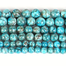 Resim ASVRAI U 1 Strand Güney Afrika Turkuaz Boncuk, 15" Çeşitli Boyutlar 6/8/10mm, Doğal Taş Yuvarlak Serbest Boncuklar, Takı Yapımı, DIY Bileklik El Sanatları, İğne İşlem Aksesuarları 