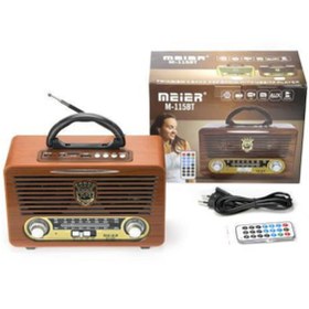 Resim SIGHTZER Yeni Model Meier 115-bt Şarjlı Nostaljik Radyo Usb/sd/mp3/bluetooth 
