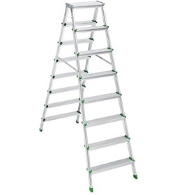 Resim Sm Saraylı 8+8 Çift Taraflı Alüminyum Merdiven 