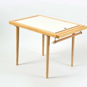 Resim Montessori Ahşap Aktivite Masası - Çam Ağacı - 40cm / Açılı 