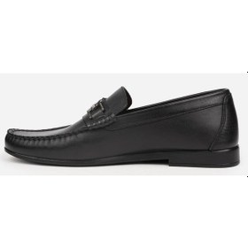 Resim Pierre Cardin 25109, Siyah Erkek Loafer Günlük Deri Ayakkabı Siyah 