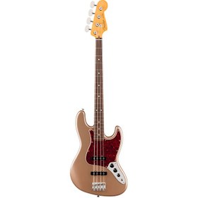 Resim Fender 0198640384 American Professional Classic Jazz Bass Gitar (Faded Firemist Gold) | Gülağacı Klavye Göz Alıcı Altın Renk ve Modern C Sap Profili 