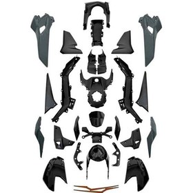 Resim Cf Moto Kaporta Set Sıyah 23 Parça Nk250 
