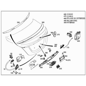 Resim Mercedes Benz C Sınıfı Glk Bagaj Amblem Sızdırmazlık Klips 