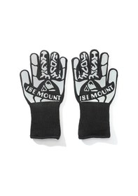 Resim Kosona Bbq Ve Fırın İçin Isıya Dayanıklı Eldivenler - Silikonlı Kaymazsız, Yangın Dayanıklı Ve Kalın Pamuk Malzeme 