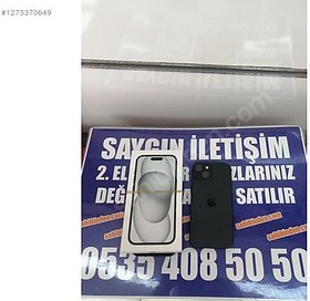 Resim Apple iPhone 15 İkinci El TR | 128 GB | Siyah 