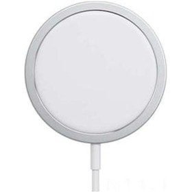 Resim Geeroyoo Magsafe Uyumlu 15w Hızlı Kablosuz Şarj Cihazı - Beyaz 