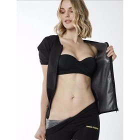 Resim Sweet Sauna Sweet Sauna Extra Terleten Termal Kısa Kollu Fermuarlı 
