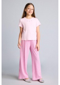 Resim Defacto Culotte Bürümcük Pantolon Kız Çocuk H8770a826smpn444 Pembe-pn444 