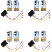 Resim Bueattuh 8x Kablosuz Vinç Uzaktan Kumanda Anahtarı Asansör Kapısı Hidrolik Pompa Döküm Yatağı 12V Kurtarma Kamyonu (Yurt Dışından) 