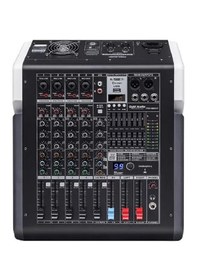 Resim Sahne Ses Sistemi Seti Amfili Mikser Hoparlör Mikrofon 