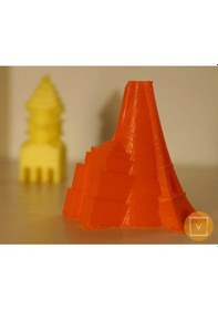 Resim Opencart Üçlü Kule Vazo Sadece Plastik Aparattır 