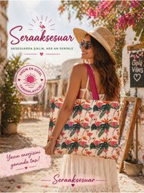 Resim seraaksesuar Flamingo Plaj Çantası 
