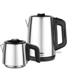 Resim Renkli Inox Çay Makinesi, Şık ve Pratik Çay Demleme Cihazı 