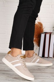Resim Dockers 232010 Keten Bağcıklı Erkek Günlük Spor Ayakkabı Bej 