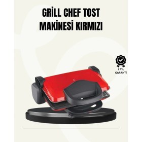 Resim MiraLive Tost Makinesi Geniş Kapasiteli Çıkarılabilir Plaka Üç Kademeli Isı Ayarlı 