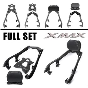 Resim Doğuş Yamaha XMAX-TECHMAX 2017-2025 Uyumlu Sissy Bar Çanta Demiri 