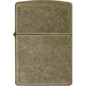 Resim Zippo Çakmak 201FB-000117 Reg Flat Btm Antique Bras 