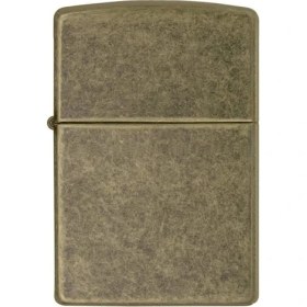Resim Zippo Çakmak 201FB-000117 Reg Flat Btm Antique Bras 