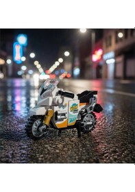 Resim Mey İthalat Lz-8624 Motorsiklet 120 Parça Block Oyuncak Mini Poşet 
