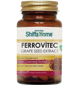 Resim Aksu Vital Shiffa Home Ferrovitec Üzüm Çekirdeği 710 MG 60 Kapsül 