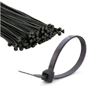 Resim Pemsan 25cm X 3,6mm Plastik Cırt Kelepçe Kablo Bağı 100 Adet 