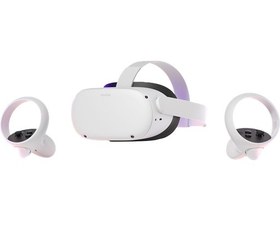 Resim Oculus Quest 2 128GB All-In One VR Sanal Gerçeklik Gözlüğü Beyaz 