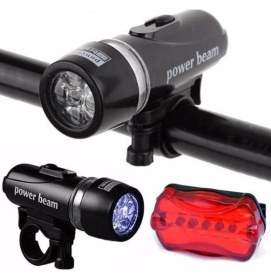 Resim Taled Bisiklet Aydınlatma Seti Fener Ön Arka Far Arka Stop Aydınlatma Işık 