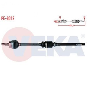 Resim PE-8012-AKS KOMPLE SAG PEUGEOT 306 