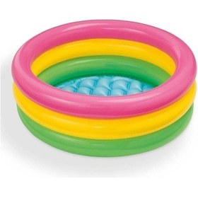 Resim Vardem Sunset Yumuşak Tabanlı Çocuk Havuzu 114 Cm 25cm Yükseklik Çok Renkli 