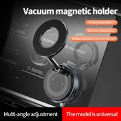 Resim Yeni K007 Güçlü Manyetik Araba Telefon Tutucu - Katlanabilir, 360° Ayarlanabilir Vakum Braketi, Çok Açılı Ayar, Araç Telefon Tutucu, Alüminyum Alaşım 