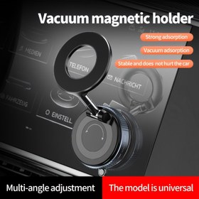 Resim Yeni K007 Güçlü Manyetik Araba Telefon Tutucu - Katlanabilir, 360° Ayarlanabilir Vakum Braketi, Çok Açılı Ayar, Araç Telefon Tutucu, Alüminyum Alaşım 