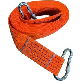 Resim Kemer Tipi Çekme Çeki Halatı 3 Ton 3 Metre Turuncu 