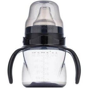 Resim Mamajoo Kulplu Akıtmaz Eğitici Bardak Black 160 ml & Anti-Kolik Bardak Ucu 