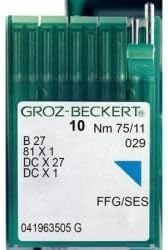 Resim Groz-Beckert Overlok İğnesi Dcx27 / 100 Adet 130*21 