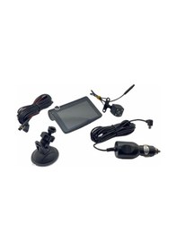 Resim Araç Yol Kayıt Kamerası Ekranlı 4 İnç Ön-arka Kameralı Gece Görüşlü 1080 Hd İç-dış 