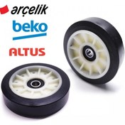Resim Beko Uyumlu D71 Kts - D70 Hp Kurutma Makine Tekerleği ( 2 Adet ) 